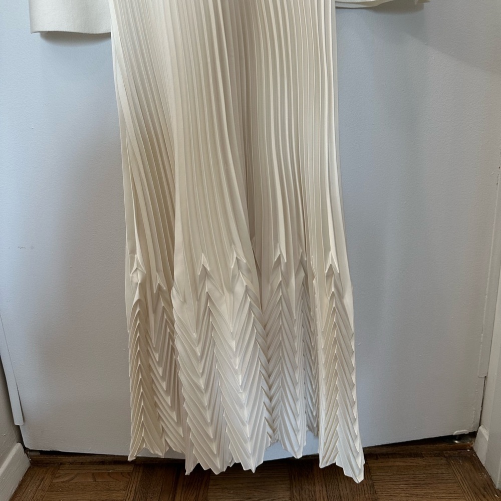 SIMKHAI Damoni Pleated Midi Dress - Picture 9 of 11